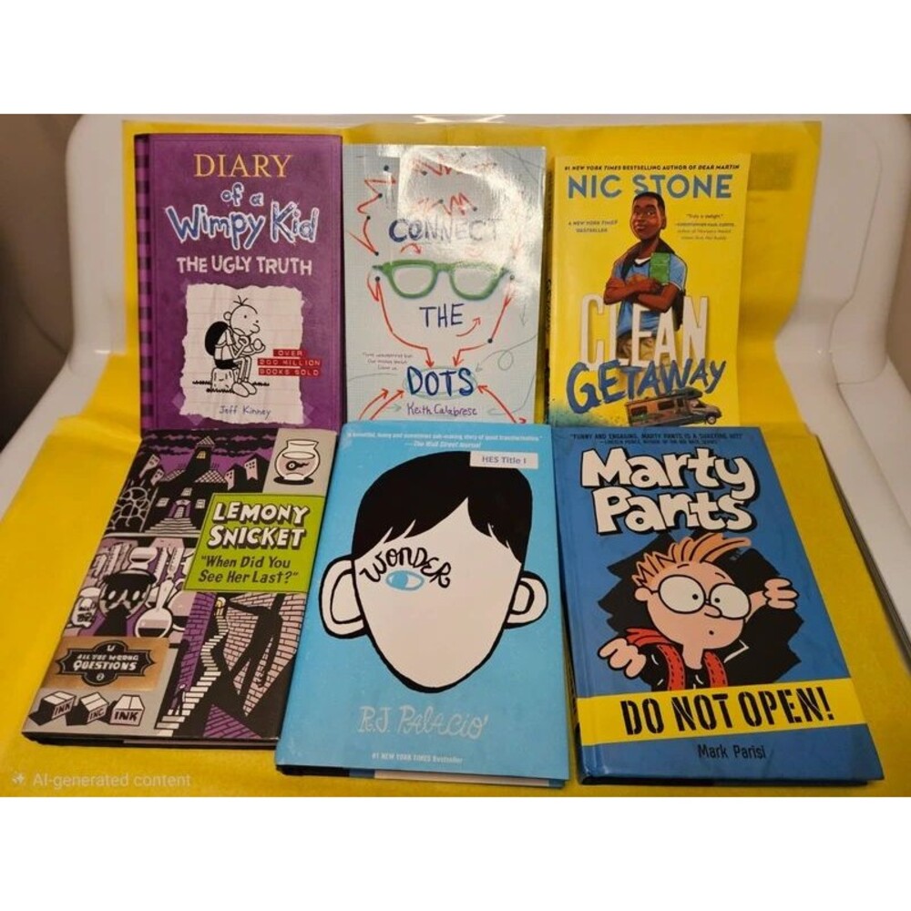 Summer Reading for Middle School Aged Children x 6.